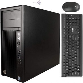 HP 타워 컴퓨터 Z230 워크스테이션 i5 리퍼비시 PC 32GB 램 512GB SSD + 3TB HDD WiFi 데스크톱 Windows 10 HDMIDP DVI DVD US