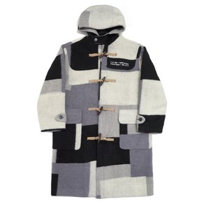 아임낫어휴먼비잉 떡볶이 코트 Patch Wok Duffle Coat Achomatic Colo