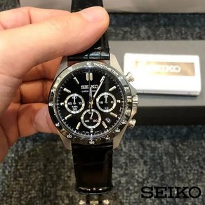 정품 SEIKO SBTR021 세이코시계 스피릿 크로노그래프 타키미터 남성가죽시계 정장시계 시계선물