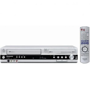 파나소닉 DMR-ES35VS DVD 레코더/VCR 콤보와 DV 입력 기능 제공, 1개