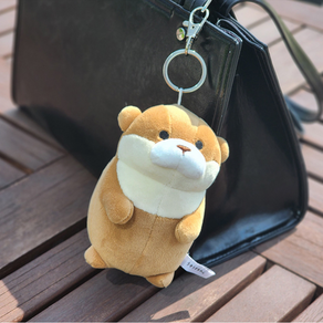 [마네몽트] 우소우소짱 귀여운 수달인형 해달 애착인형, 01. 기본이, 13cm, 베이지, 1개