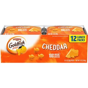 페퍼리지팜 골드 피쉬 체다 크래커 12개입x28g Peppeidge Fam Goldfish Chedda Cackes 12ct, 340g, 1개