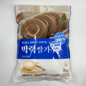 새롬 가루미 박력 쌀가루 3kg, 1개
