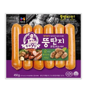 목우촌 주부9단 뚱딴지 프랑크소시지/냉장-일반박스 발송, 1개, 450g