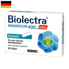 독일 BIOLECTRA 바이오렉트라 마그네슘 400mg 울트라 20정