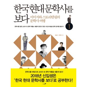 한국 현대 문학사를 보다 1: 개화기~일제강점기:이미지와 스토리텔링의 문학사 여행