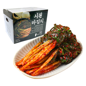 [시원밥상] 시원 파김치 5kg 부드러운 쪽파 김치 수입, 1박스