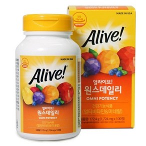 [코스트코] 얼라이브 원스데일리 멀티비타민+미네랄 1 724mg x 100정 1일1정, 1개