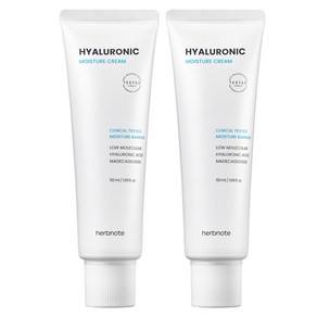 허브노트 저분자 히알루론산 모이스처 크림, 50ml, 2개