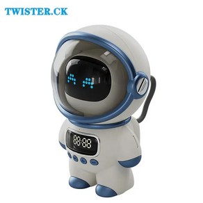 픽셀아트스피커 디붐 디투프로 우주 비행사 블루투스 스마트 AI 대화형 오디오 시계 알람 메모리 카드 컴퓨터 창의적인 선물 2023, 1.blue