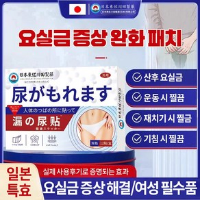 방광염 요도감염 자연치료 패치 빈뇨 야뇨증 요실금 잔뇨 완화 방광기능 강화, 12매, 1개