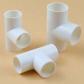 파이프 연결부속 부품 PVC 파이프커넥터 T자 20mm, 1개