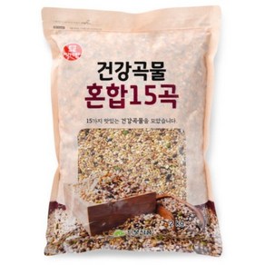 건강곡물 혼합 15곡 2kg 혼합곡 잡곡 혼합잡곡, 3개