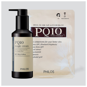 [필로스화장품] PQ10 매직크림 + 골드팩 1장, 150ml, 1개