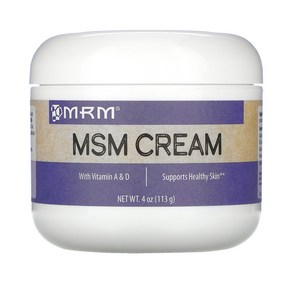 MRM MSM 크림 113g(4oz), One Colo, One Size, 1개, 113g