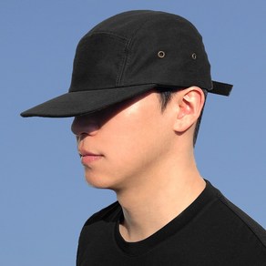 62cm 빅사이즈 코튼 캠프캡 3컬러 대두 모자 깊은 남자 봄 여름, BLACK, Big Cotton Camp Cap, 1개