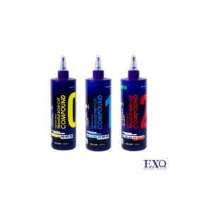 EXQ 트라이앵글 컴파운드 500ml +타월 증정 스커드컷 피네스컷 피니쉬컷 초벌용 마무리용 자동차컴파운드, 트라이앵글 피니쉬컷+스피드폴리쉬 1장, 1개