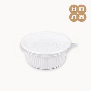 백만상회 [KNP] PP 105파이 국물용기 소 백색, 1개, 1000세트