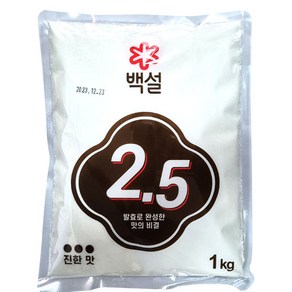 핵산 2.5(백설 1kg) 업소용 발효 조미료, 1kg, 1개