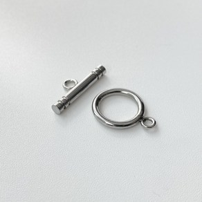 31040 써지컬 부자재 잠금 장식 여의봉 토글바 14x20mm (1개), 1개