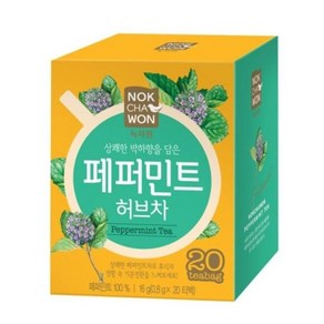 페퍼민트 허브차(0.8g*20T/녹차원), 0.8g, 20개입, 20개