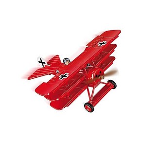 COBI Histoical Collection: The Geat Wa Fokke DR.1 Red Baon Plane 7+ yeas 178 pcs