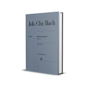 J. C. Bach - Piano Sonatas Volume I op. 5 바흐 피아노 소나타 I Op. 5 [HN.332]