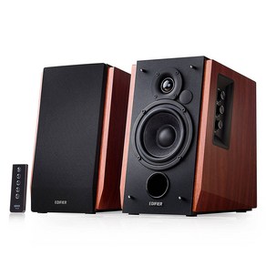 에디파이어 R1700BT 2.0 2채널 HiFi 블루투스 스피커 무선리모컨 PC용 북쉘프 브리츠 BR-1700BT 동일제품 BR1700BT BR1700 BT