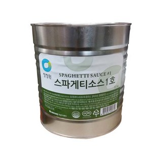 청정원 스파게티소스 1호, 3.1kg, 2개