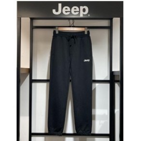 지프 Jeep 면 트레이닝 조거팬츠 스몰로고 추리닝_JO1TSU991SG