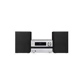 JVC Kenwood KENWOOD M-EB50-S 컴팩트Hi-Fi 시스템 Bluetooth 지원 25W+25W 실버, 1개, 자세한 내용은 참조