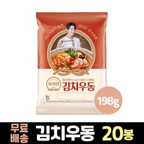 삼립 하이면 김치우동 198g x 20봉, 20개