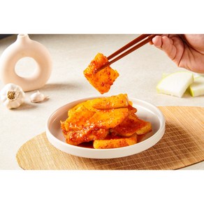 한백김치 석박지 1kg 2kg 제주산 무 [100%국내산], 1개