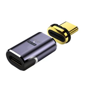 자기 USB C 어댑터 24 핀 타입 C 커넥터 PD 140W 빠른 충전 40GBP/S 데이터 전송 변환기