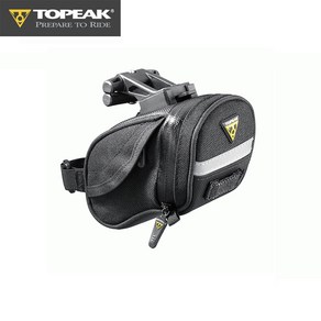 TOPEAK 토픽 안장가방 Aeo Wedge DX Small F25 투어용 에어로 웻지 DX F25 스몰 공구 가방 자전거 출퇴근, 블랙, 1개