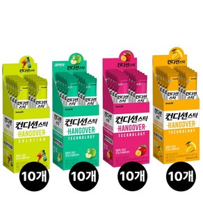 컨디션 스틱 4종혼합 오리지널 그린애플 자두 망고, 40개입, 18g