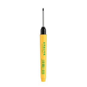 공구하자 인테리어마킹 딥홀 롱팁 유성 마킹펜 33mm, 검정, 1개, 검정