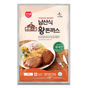 CJ 튼튼스쿨 남산식 왕돈까스, 1개, 1kg