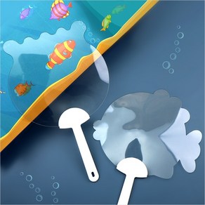 PVC 투명 어항 물고기 부채 만들기