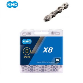 자전거체인 kmc x8 시마노 호환 로드 MTB 겸용체인