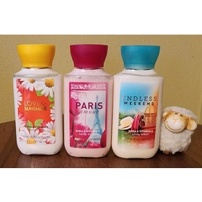 Bath Body Woks BODY WORKS PARIS AMOUR Endless Weekend LOVE Sunshine 바디 로션, 1개