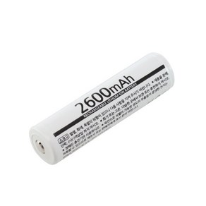 팔콘라이트 FL-2600C 18650배터리 KC인증 2600mAh 보호회로 내장형, 1개