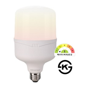 LED 벌브 램프 E26 27W 전구색 메가맨 KS제품 1등급