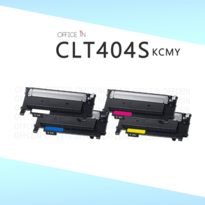 삼성 CLT-K404S SL-C433 토너 SL-C483W SL-C483 SL-C483FW SL-C430 C433W C432 재생 토너, 1개, 파랑[재생-완제품]