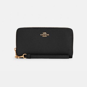 [미국직배송] 코치 롱지퍼 라운드 장지갑 Long Zip Aound Wallet Black