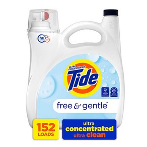 Tide Free & Gentle Liquid Laundry Detergent 타이드 프리앤 젠틀 액상세제