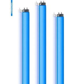 장수표 우리조명 청색 40W FL40W BLUE 형광등 형광램프 1BOX 20개입