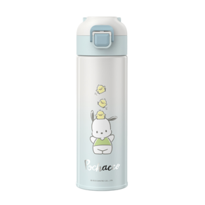 산리오 정품 캐릭터 원터치 텀블러 물병 보온병 보냉병 400ml 500ml항공배송 +Lin Lin Co. Ltd. 스마트톡, 포챠코2, 500ml