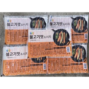 소디프 불고기맛 소시지 1000g, 1kg, 5개