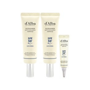 [홈쇼핑 최신상] 달바 썬 앰플 50ml 2개+7ml 선 크림 워터 베리어 안티 선에이징